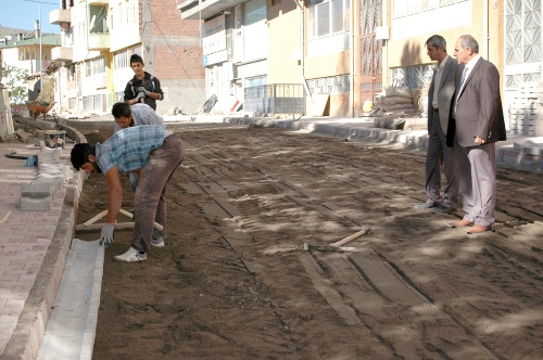 Suşehri Belediye Başkanı Genç, çevre düzenleme çalışmalarını inceledi