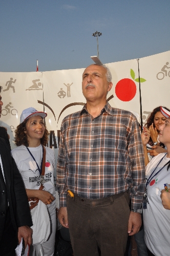 Taksim'de obeziteye karşı yürüdüler