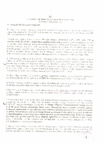Teftiş Kurulu raporuna göre ETİ Bakır A.Ş ile taşeron firmaların ihmali var