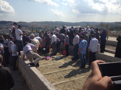 Teröristin cesedi kimsesizler mezarlığından alındı