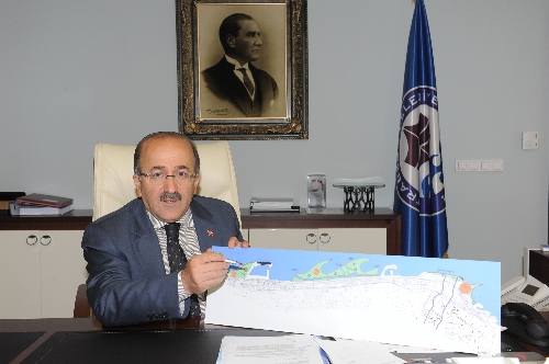 Trabzon sahilinde yeni sosyal alanlar için deniz dolgusu yapılacak