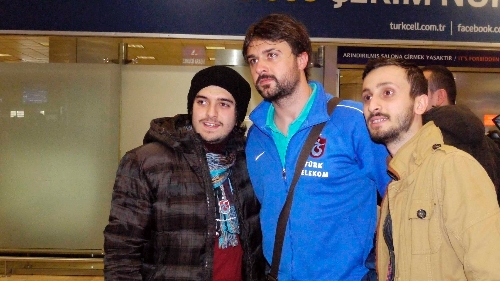 Trabzonspor kafilesi İstanbul'da