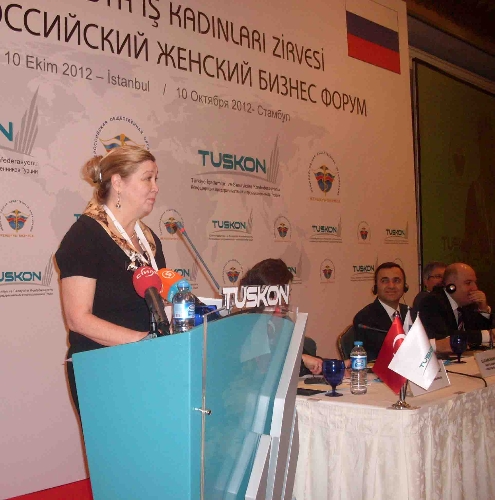 TUSKON'dan Rus iş kadınlarına ortak yatırım çağrısı