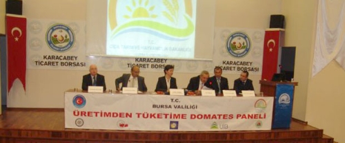 Üretimden tüketime domates panelde ele alındı