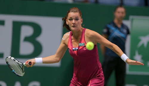 WTA'nın yıldızlarından Agnieszka Radwanska, çocuklarla buluştu