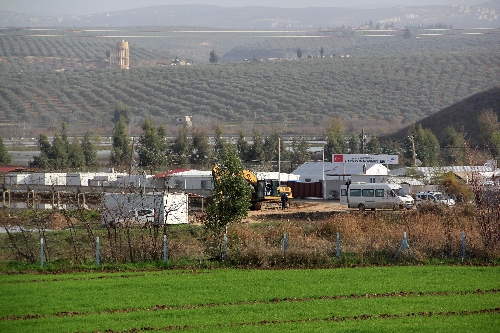 Yağmur suları çadırkente ulaştı