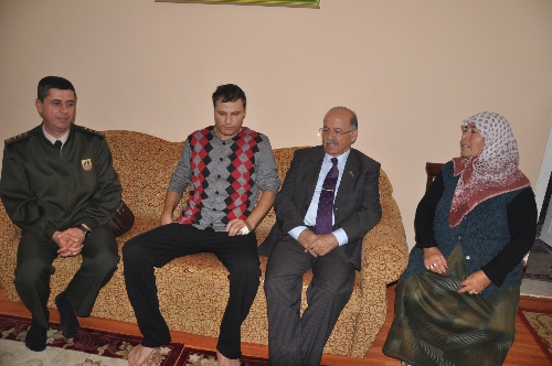 Yaralı Astsubay Üstçavuş Mercan baba ocağında