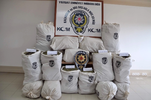 Yozgat'ta 342 kilogram kubar esrar ele geçirildi