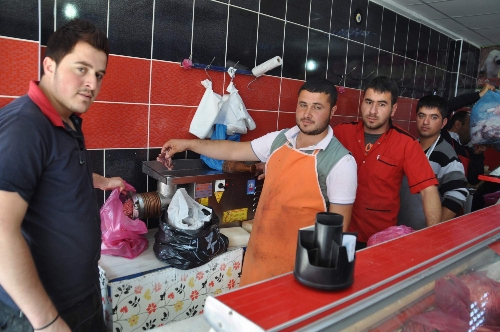 Yozgat'ta kasapların iş yoğunluğu arttı