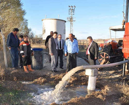 Yozgat'ta saniyede 20 litre su veren kaynak bulundu