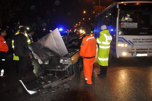 Yozgat'ta trafik kazası: 1 ölü 2 yaralı