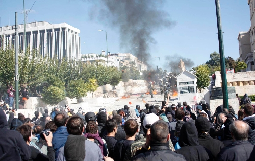 Yunanistan'da yine genel grev var
