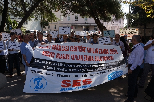 Zamlara karşı 'SES'li eylem