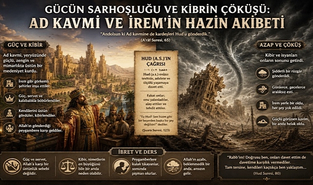 Gücün Sarhoşluğu ve Kibrin Çöküşü: Ad Kavmi ve İrem'in Hazin Akıbeti